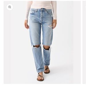 Agolde Distressed Blue Jeans